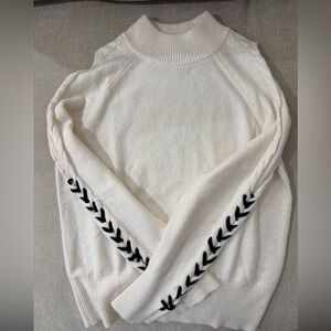 Revolve 1 state off the shoulder cream sweater xs